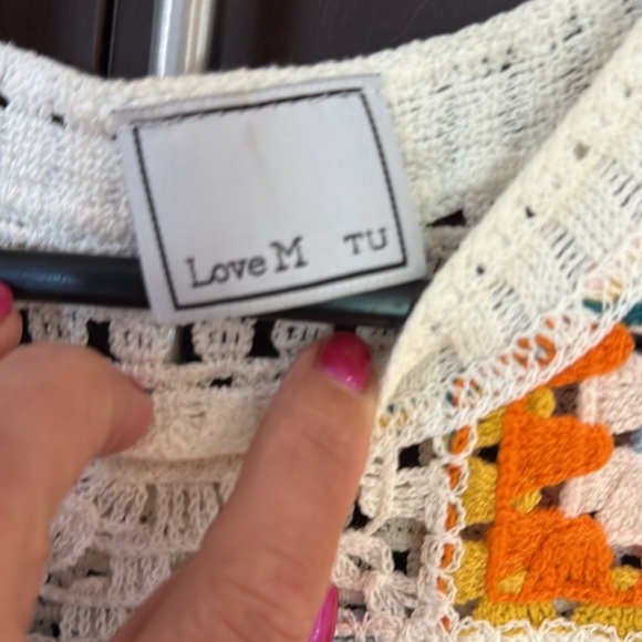 Love M TU crochet cropped top - Picture 2 of 10